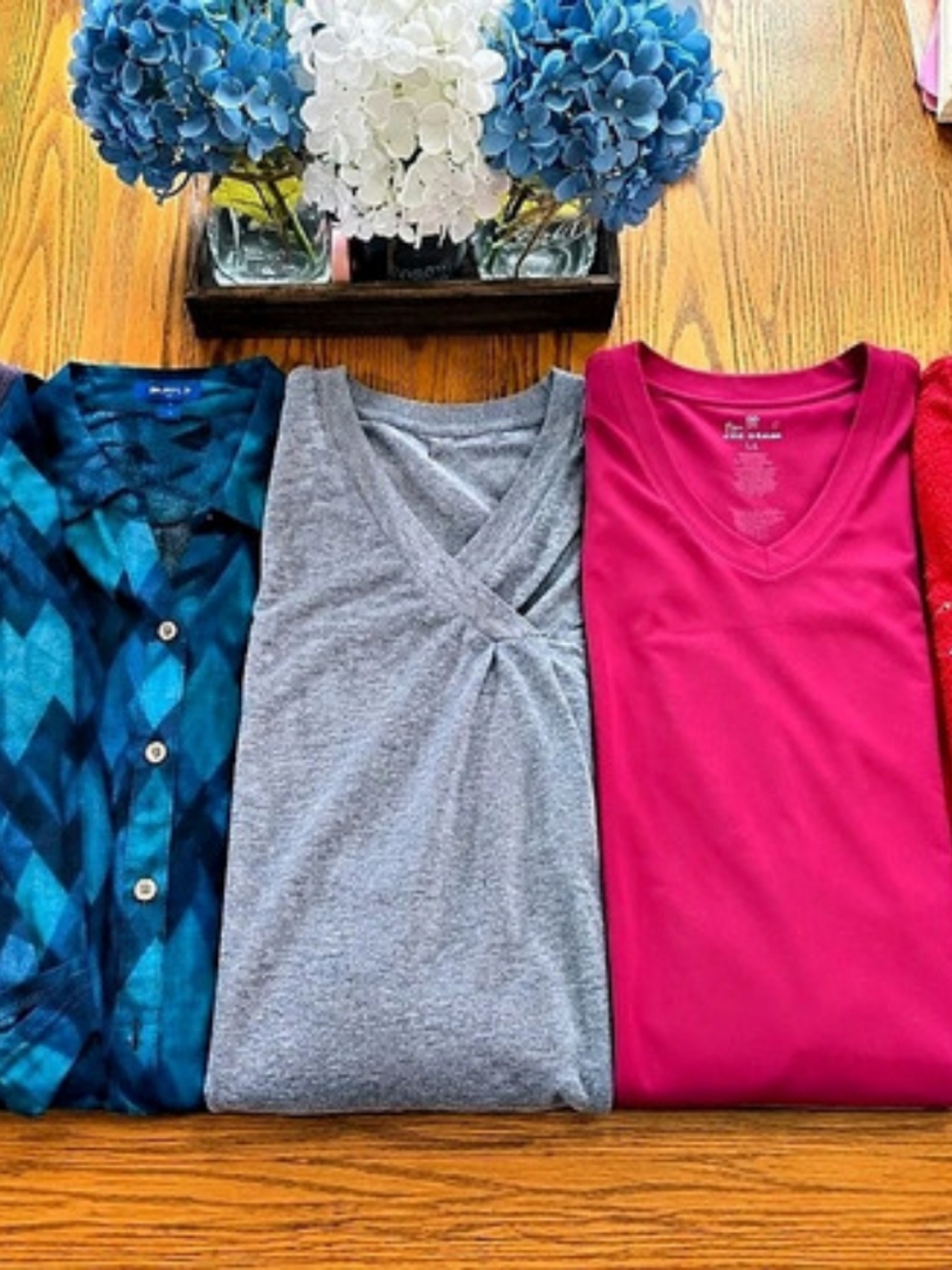 Women's Long-Sleeve Tops 5-Piece Set